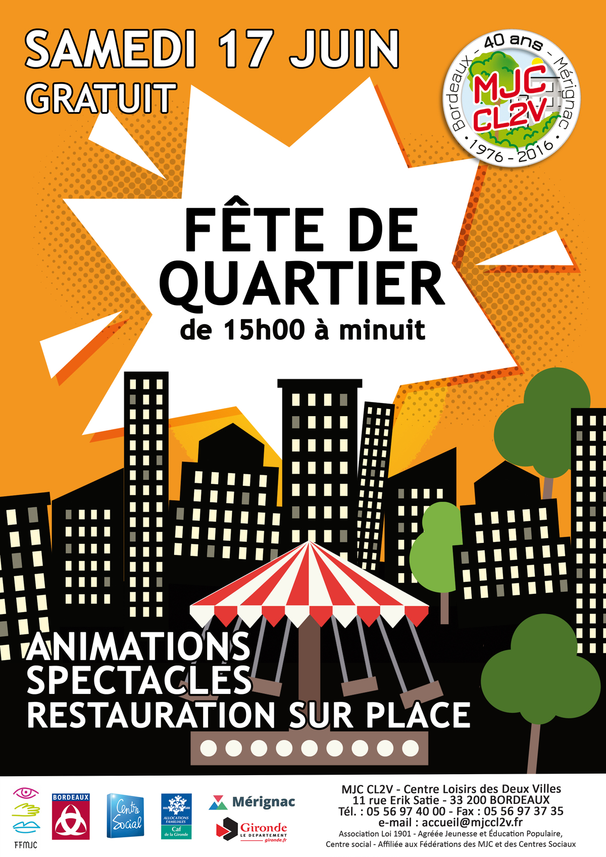 Fête de quartier / fin de saison