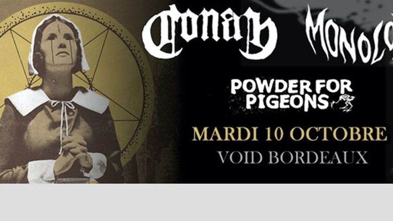 Make It Sabbathy #42 : avec Monolord + Conan + Powder for pigeons