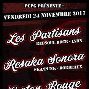 Les partisans + Resaka Sonora + Carton Rouge