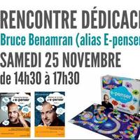 Bruce Benamran, alis E-Penser en dédicace