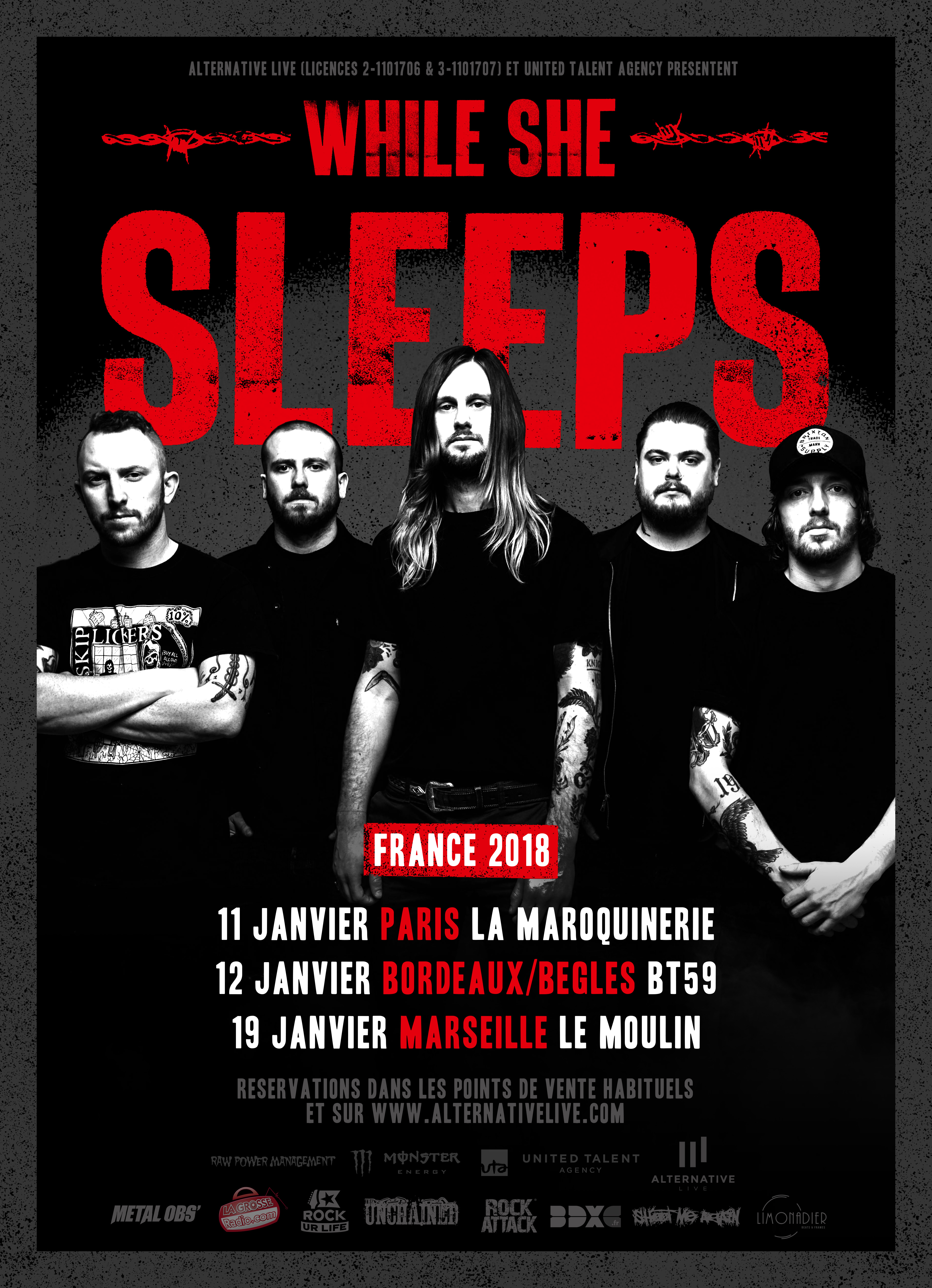While She Sleeps + Guests