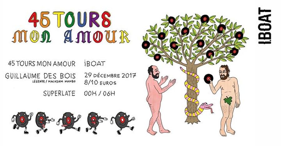 45 Tours Mon Amour PARTY avec Guillaume des Bois