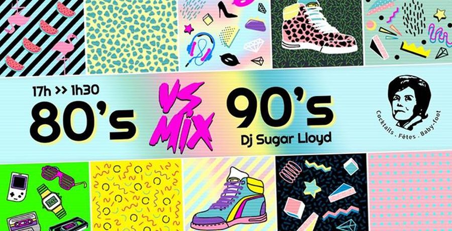 Soirée années 80's vs 90's