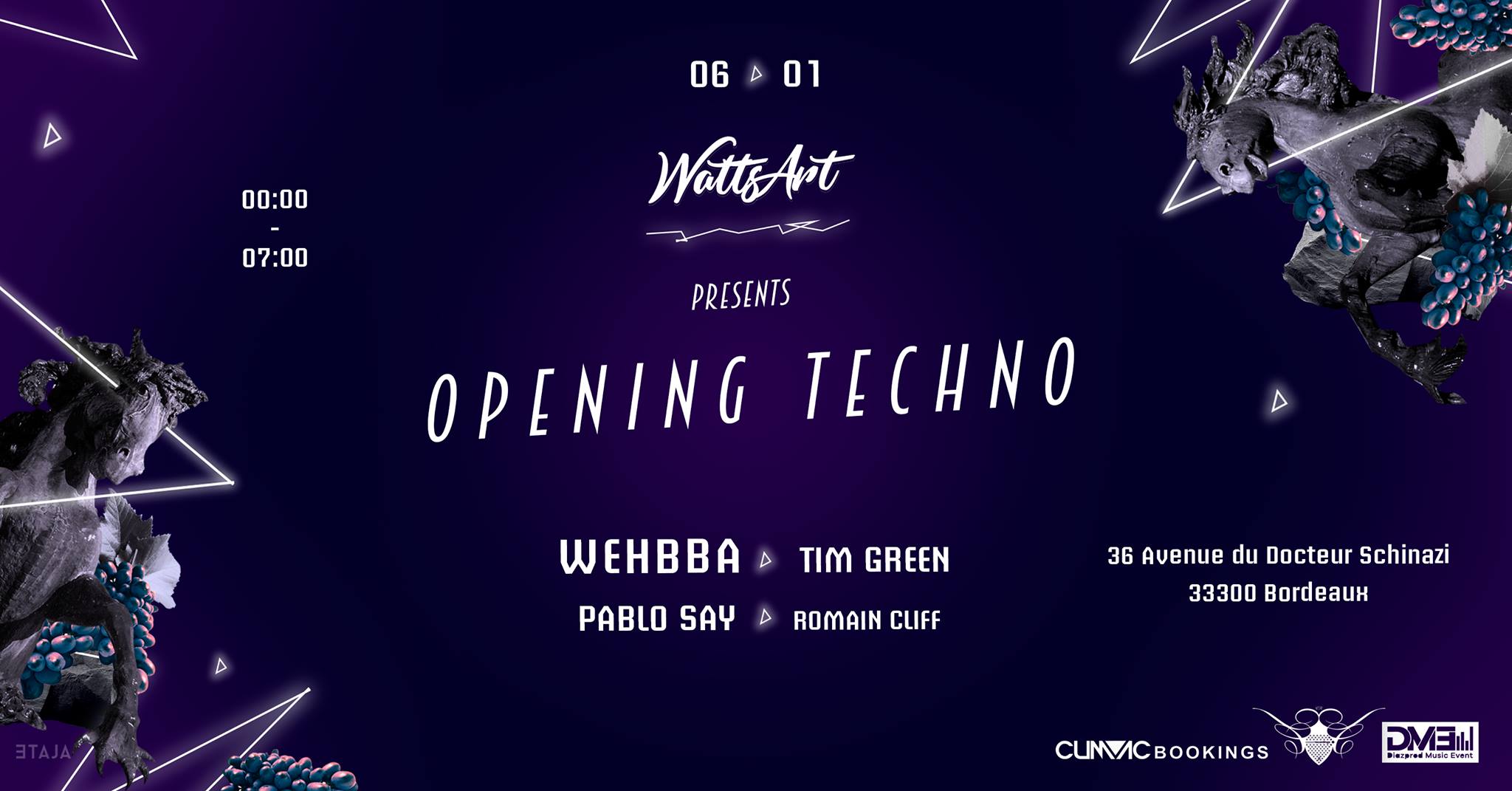 WattsArt ouvre le bal - Opening Techno