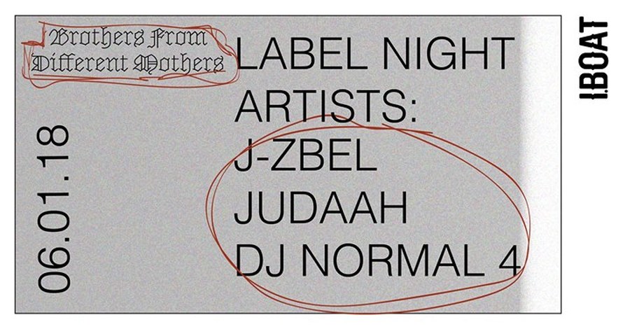 BFDM Label Night : avec J-Zbel + Judaah + DJ Normal 4