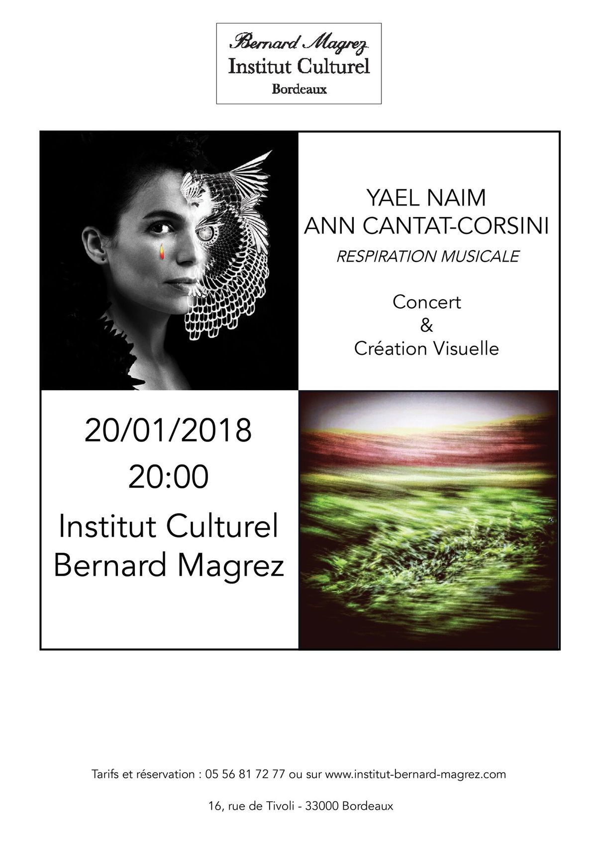 Yael Naïm & Ann Cantat Corsini | Concert & Création visuelle