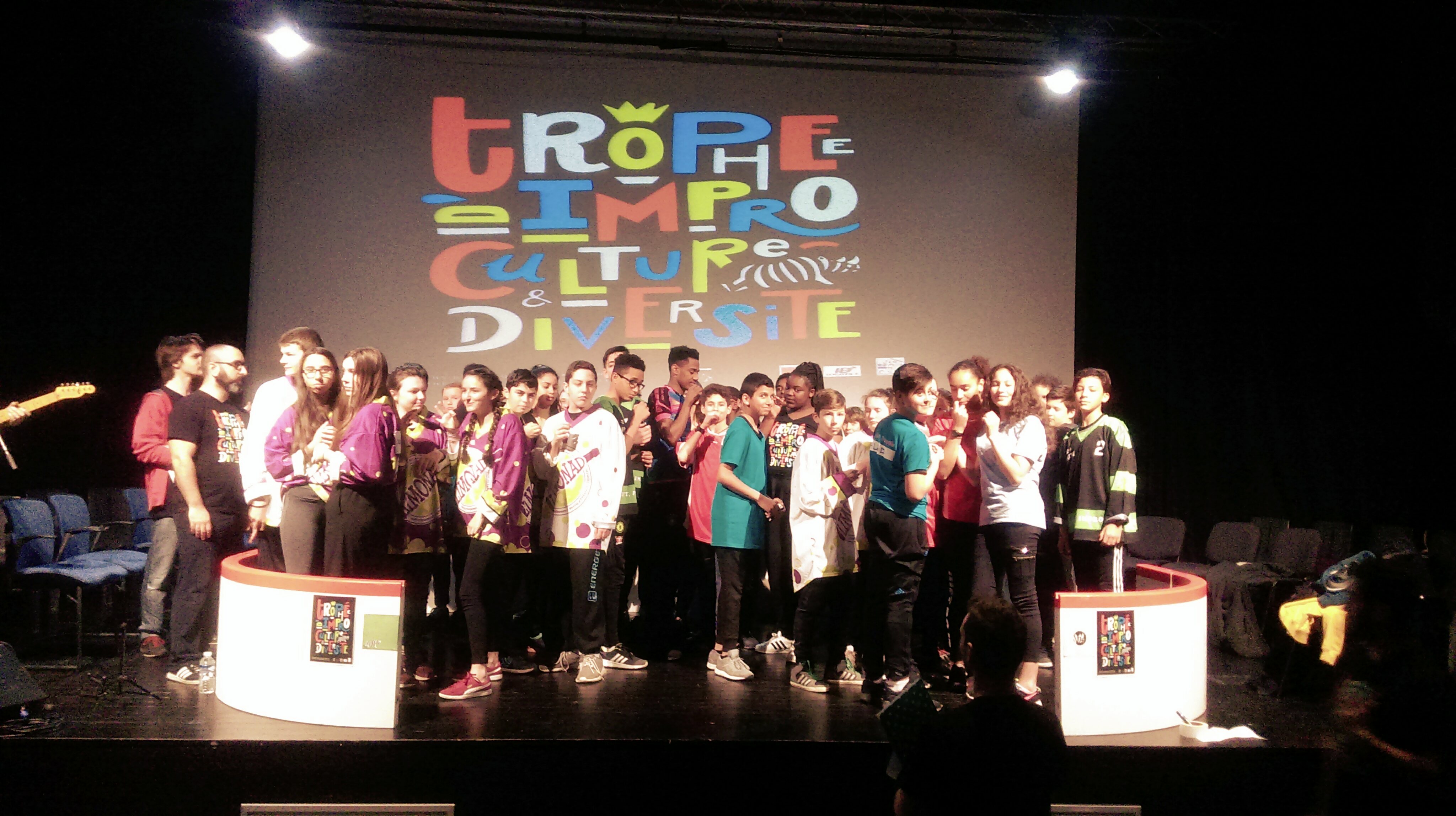 Festival les Fous Rires de Bordeaux : Match d'improvisation avec les élèves du collège Blanqui