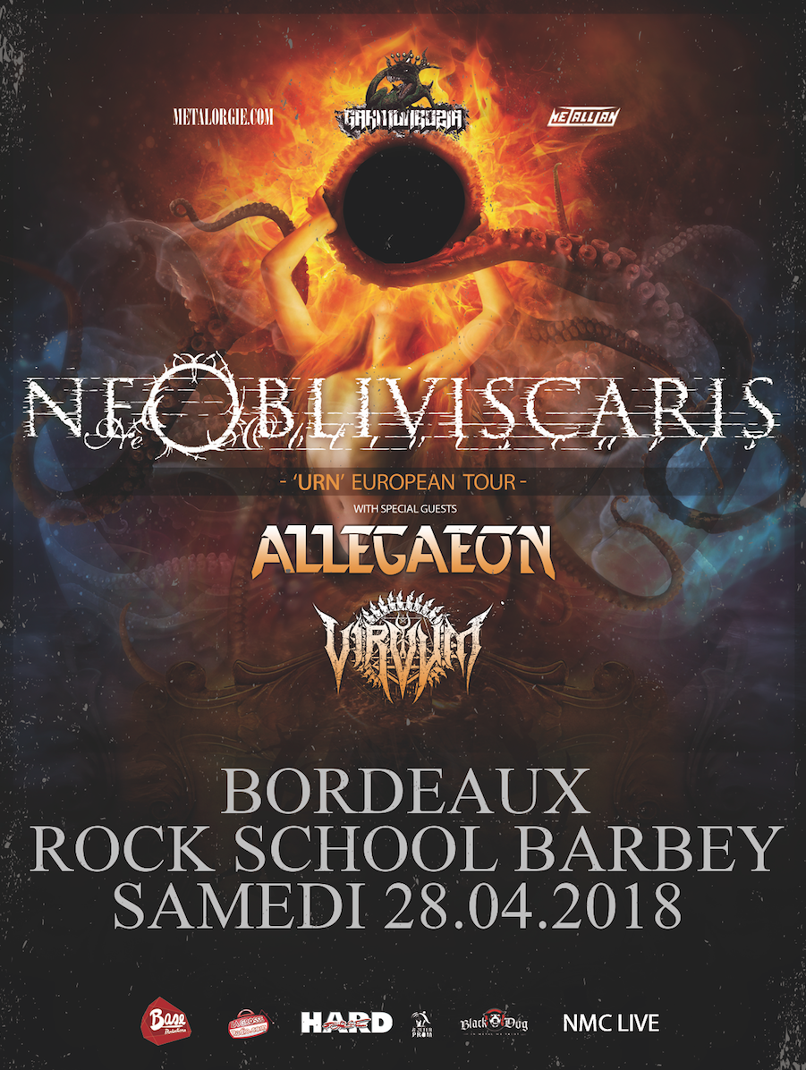 Ne Obliviscaris + Allegaeon + Virvum 