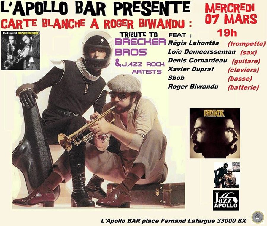 Carte Blanche à Roger Biwandu - Tribute to The Brecker Bros
