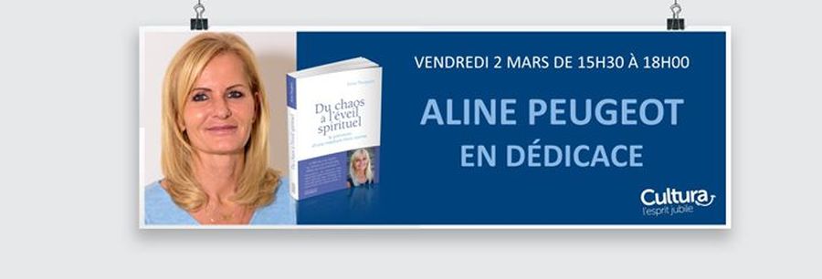 Aline Peugeot en dédicace