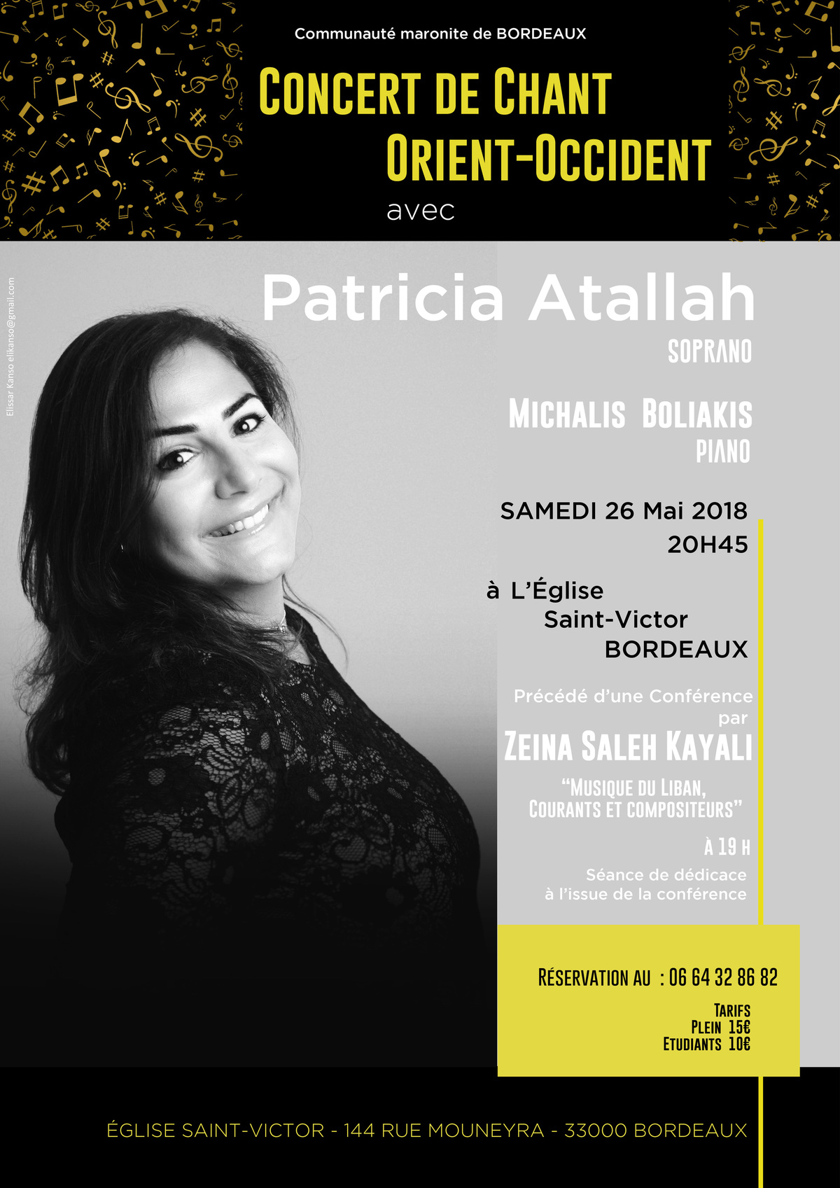 Concert de chant Orient-Occident