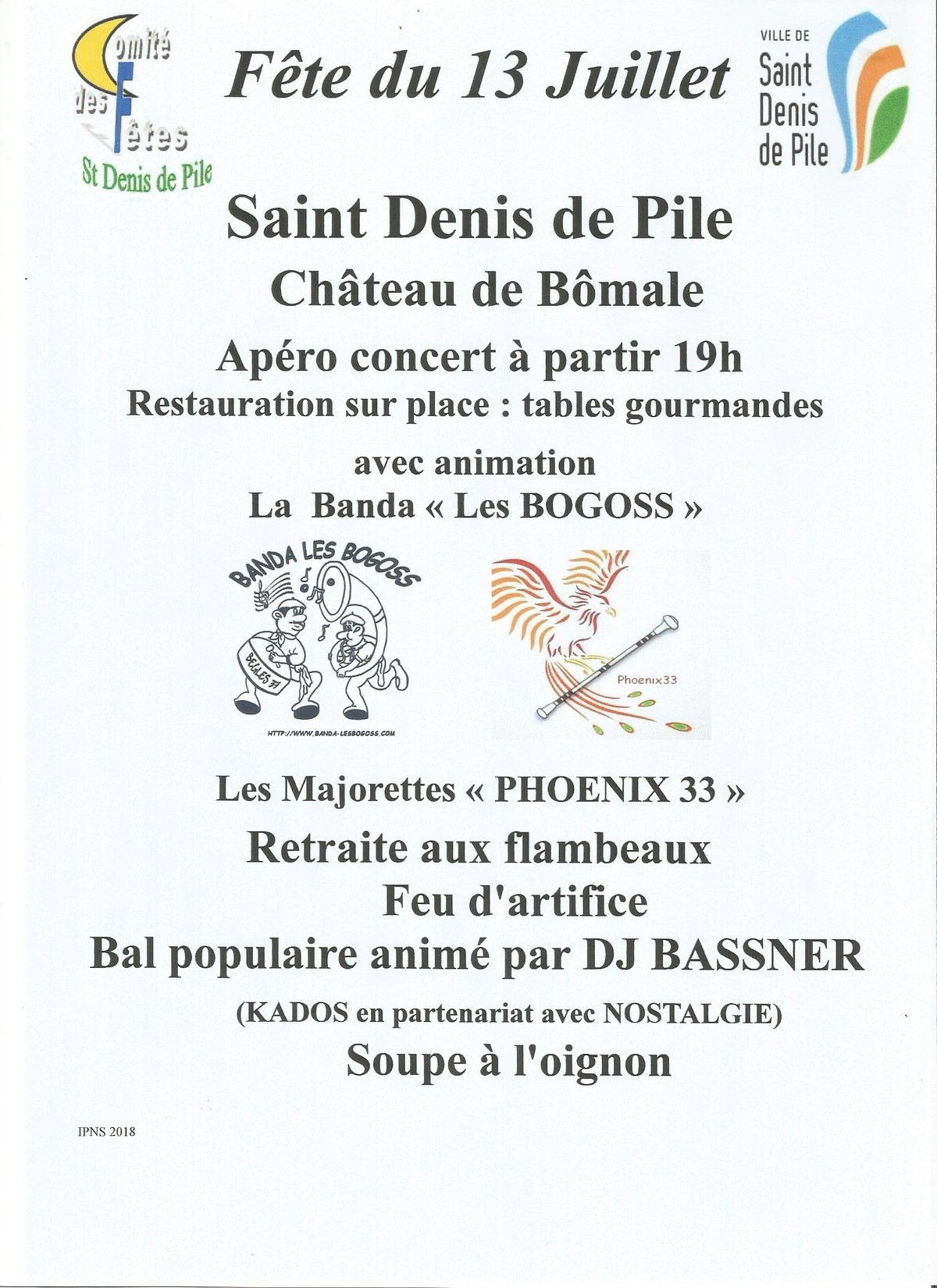 Fête du 13 Juillet 2018