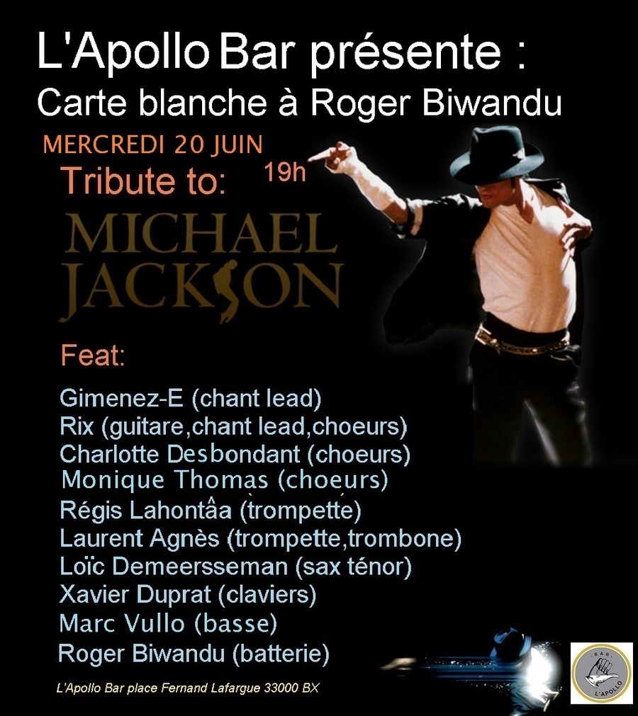 Carte blanche à Roger Biwandu : Tribute to Michael Jackson