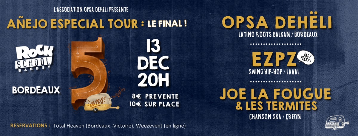 OPSA DEHËLI + EZPZ + Joe La Fougue