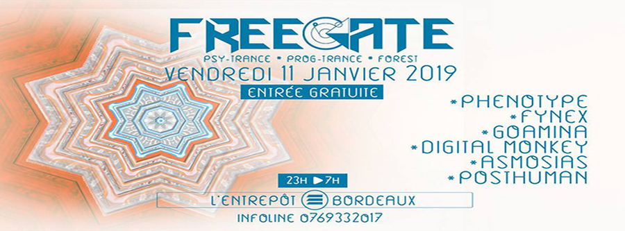 Freegate : avec Digital Monkey + Fynex + Phenotype + Posthuman
