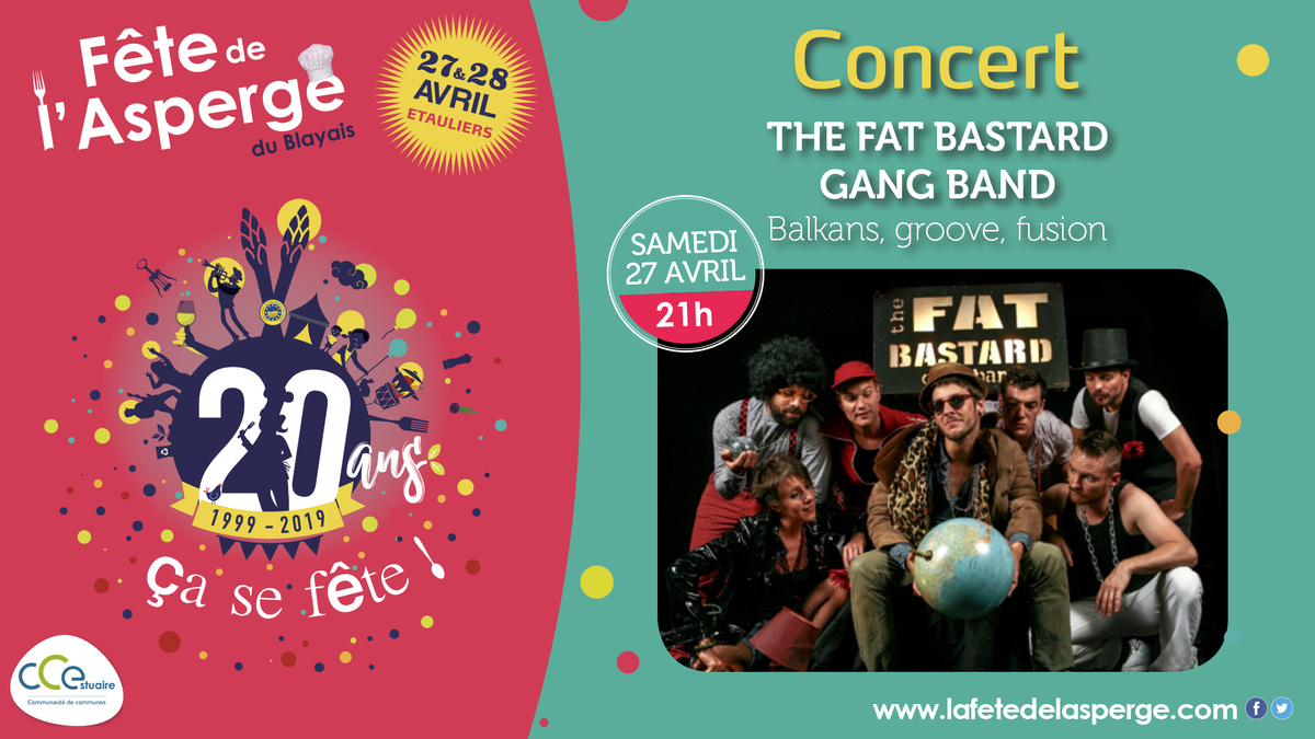 Fête de l'asperge du Blayais : avec The Fat Bastard Gang Band