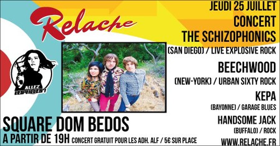 Relache n°10 - The Schizophonics + Beechwood + Kepa + Handsome Jack