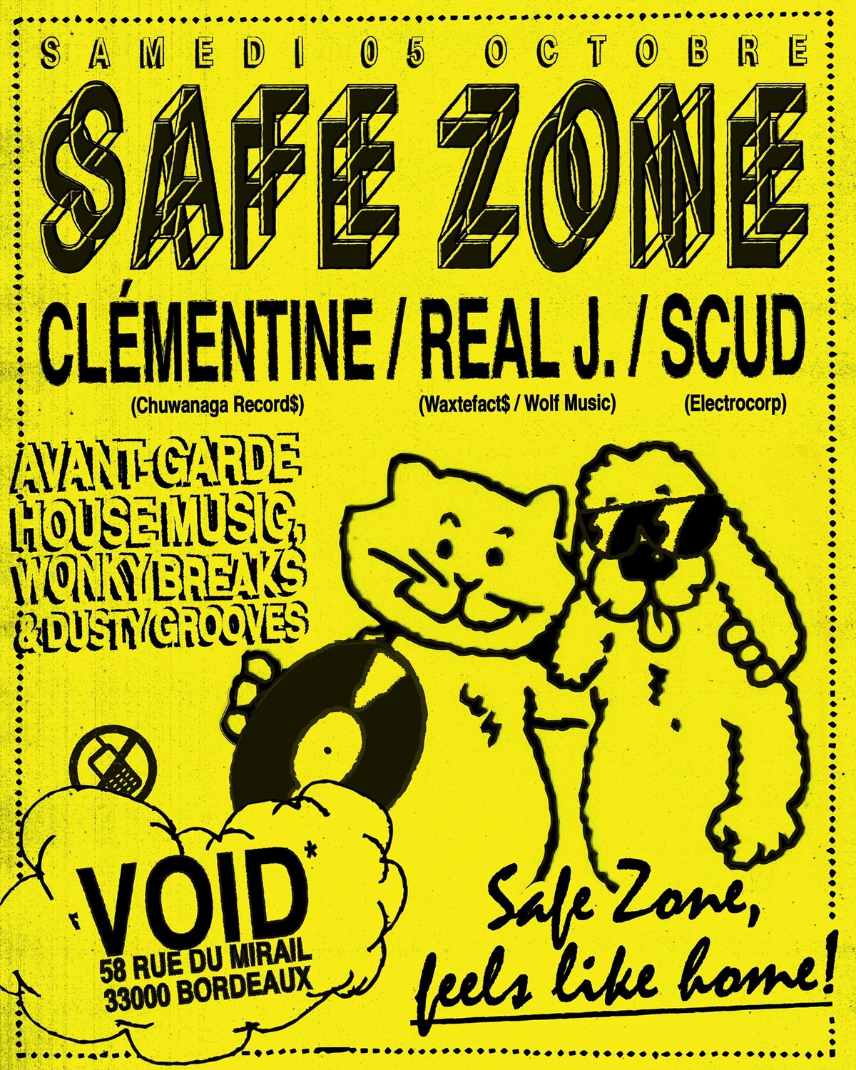 SAFE ZONE - avec Clémentine + Real J. + Scud