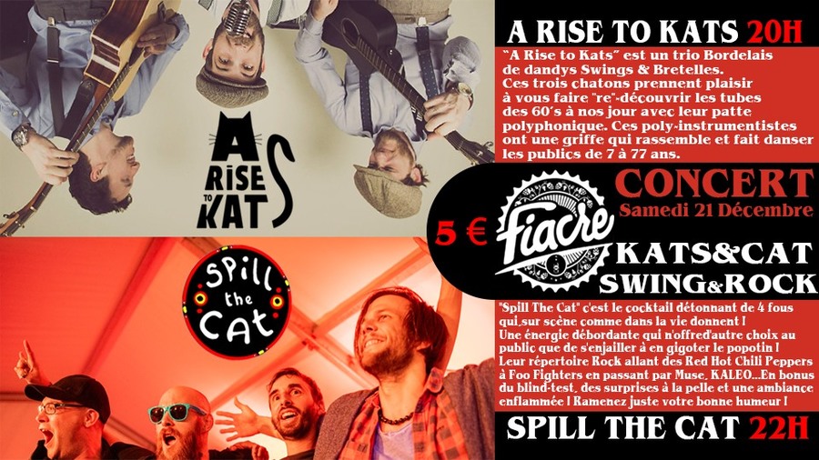 ROCK & SWING SHOW : SPILL THE CAT + A RISE TO KATS