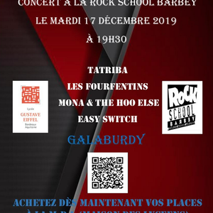 Eiffel On The Rock #6 Avec Galaburdy +  Easy Switch + Mona & The Hoo Else + Les Fourfentins + Tatriba