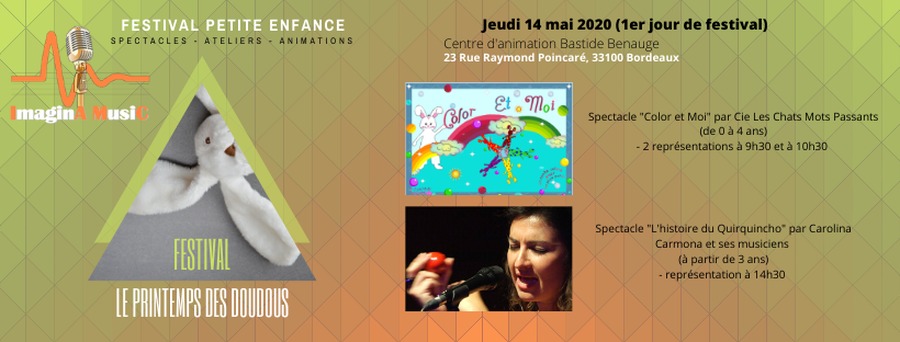 [ANNULÉ] Festival Le Printemps Des Doudous - 3ème édition - 1ère journée 