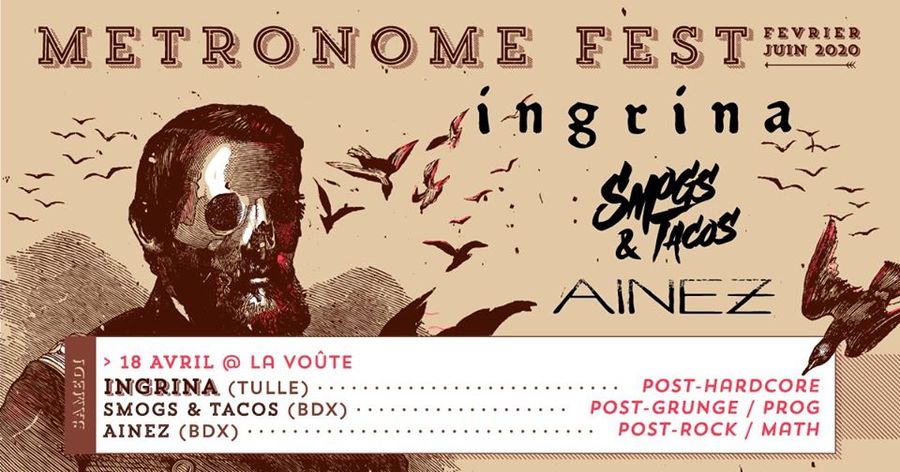 [ANNULÉ] MF37 : Ingrina + Smogs & Tacos + Ainez