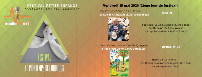 [ANNULÉ] Festival Le Printemps des Doudous - 2ème journée