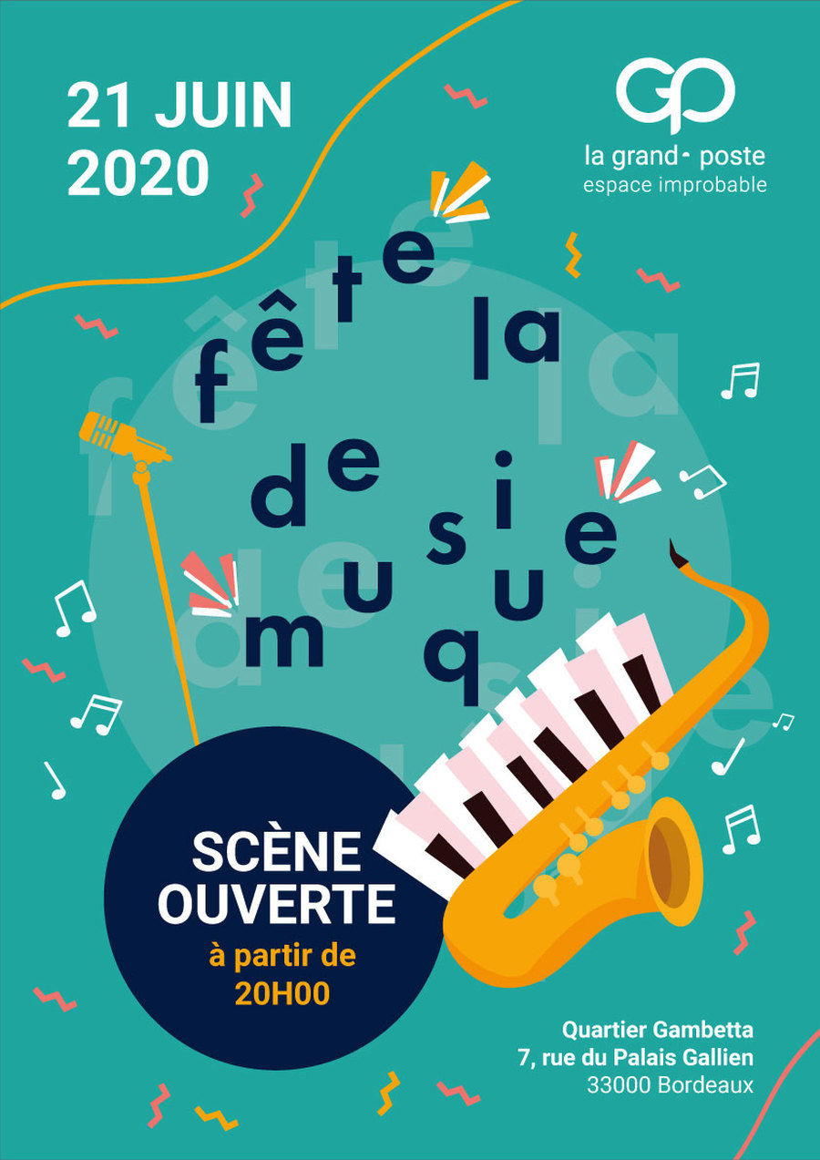 Fête de la musique - Scène ouverte à la Grande Poste