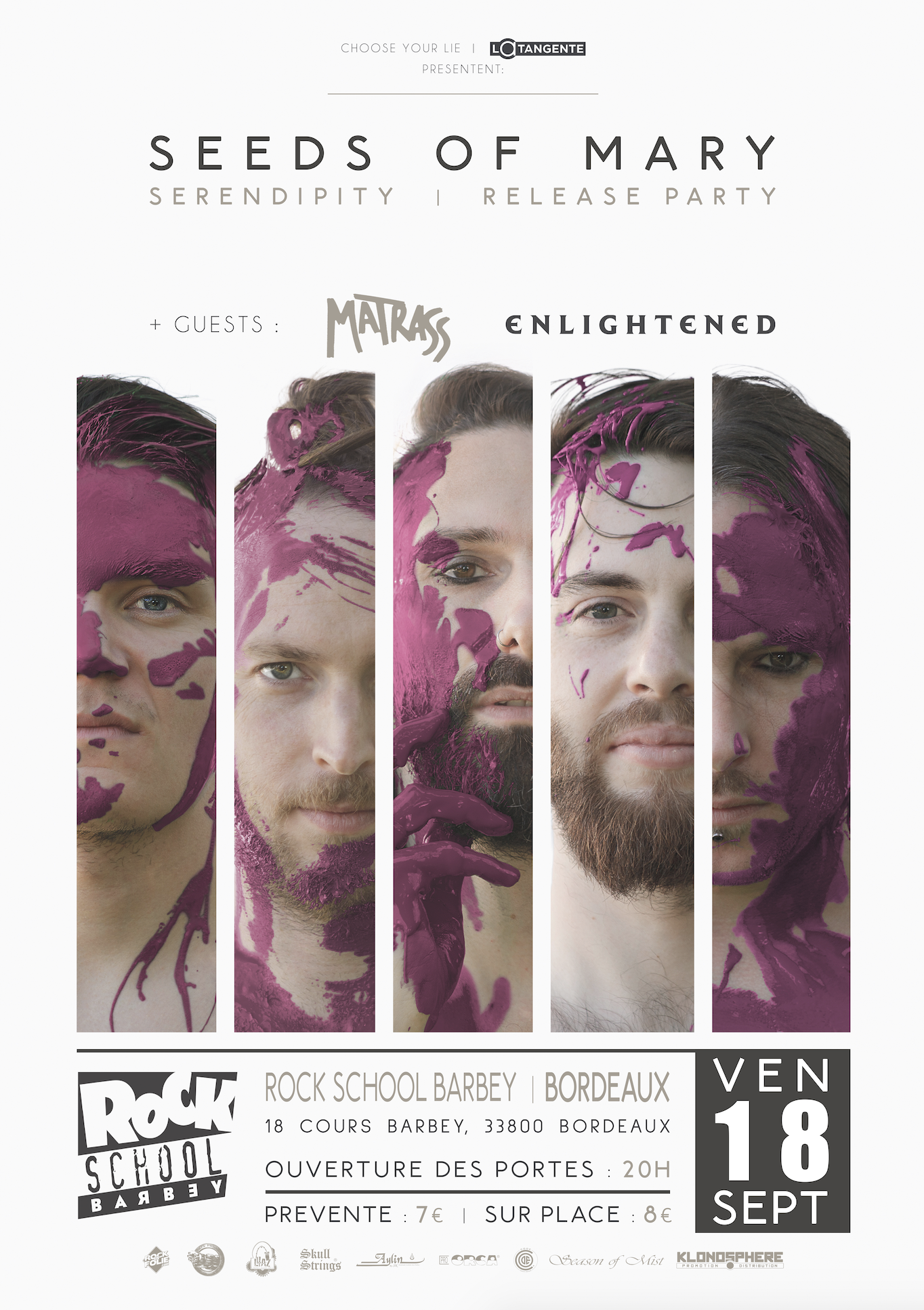 [ANNULÉ] Seeds Of Mary + Enlightened + Matrass