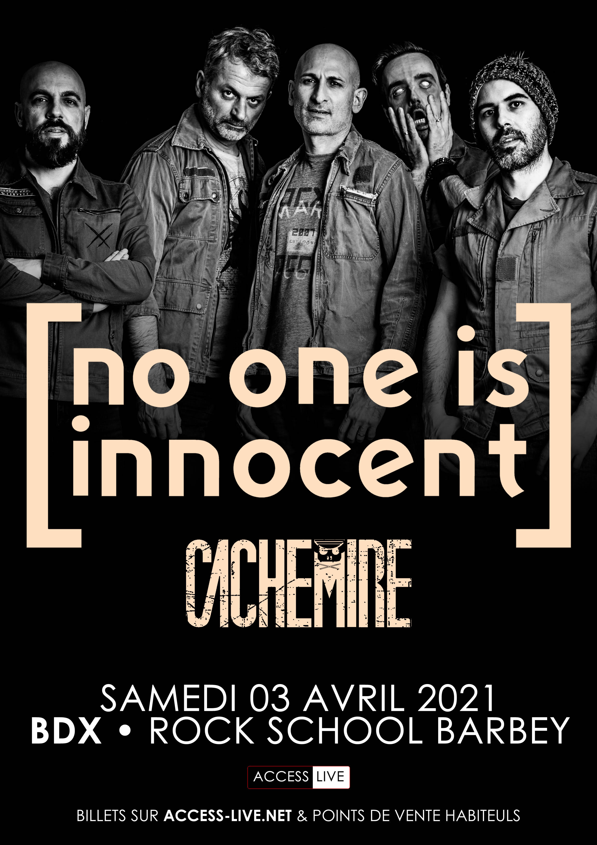 [ANNULÉ] No One Is Innocent + Cachemire