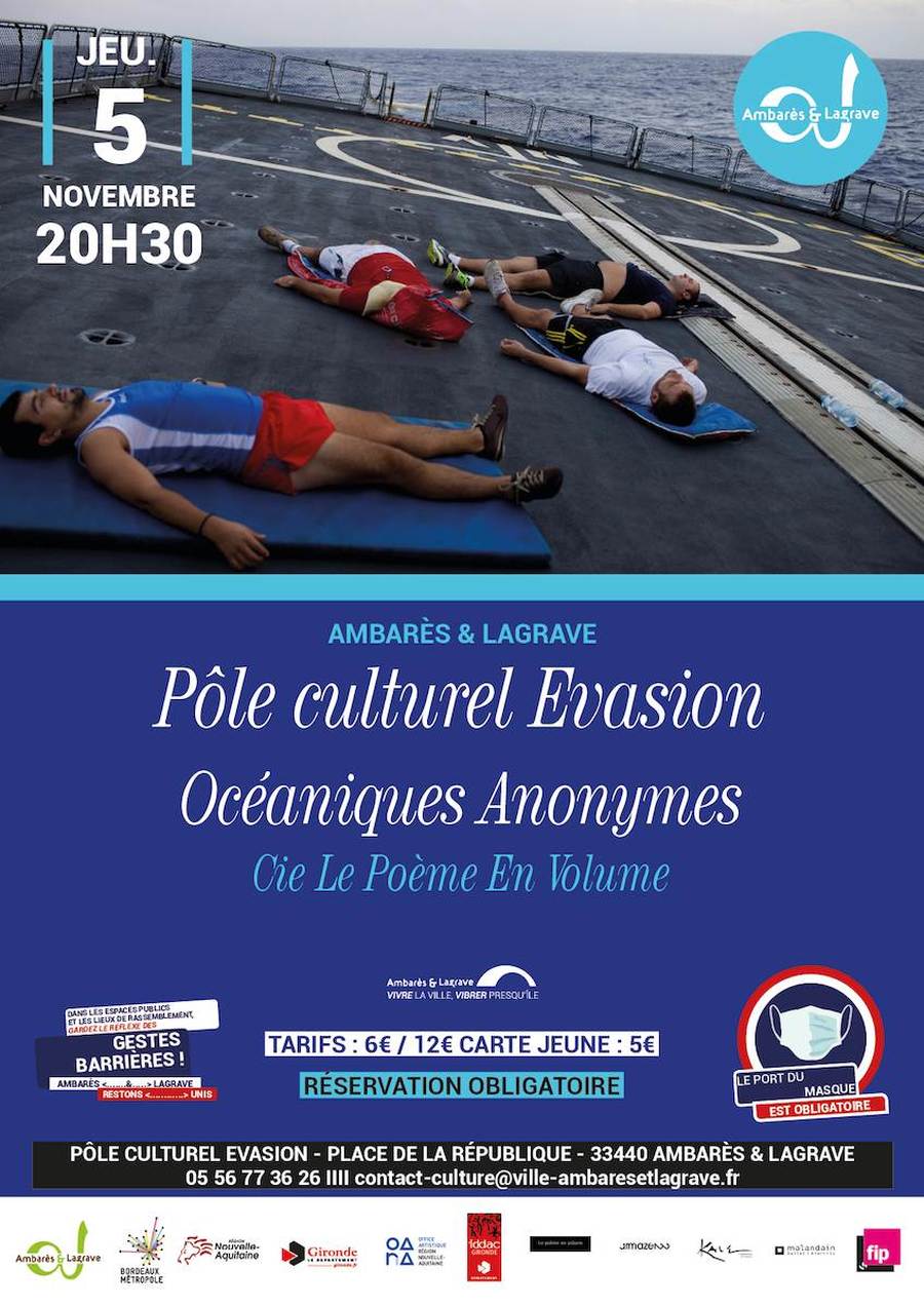 Océaniques Anonymes par la Cie Le Poème En Volume