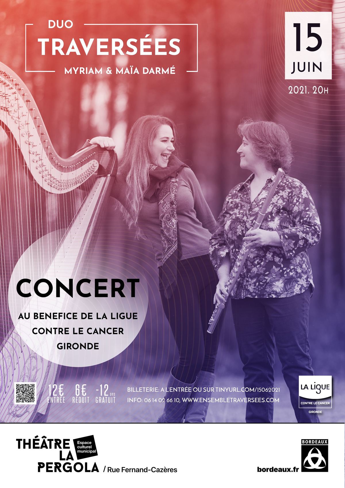 Duo flûte et harpe Ensemble Traversées