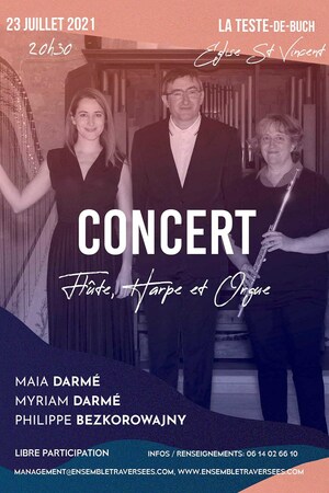 Trio flûte harpe et orgue / Ensemble Traversées
