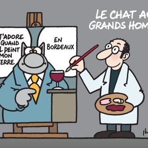 Philippe Geluck, Le Chat aux Grands Hommes