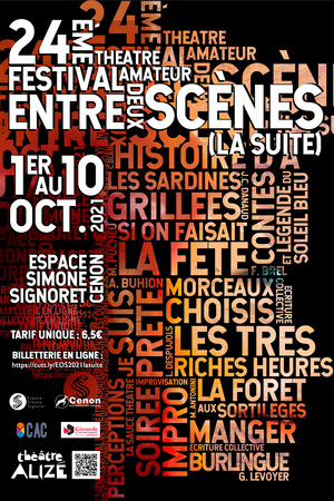 24ème Festival ''Entre-Deux-Scènes'' de Théâtre Amateur (la suite)