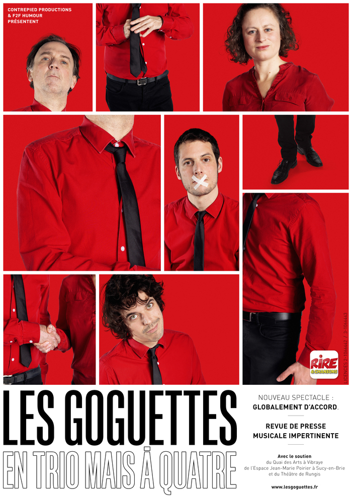 Les Goguettes, en trio mais à quatre