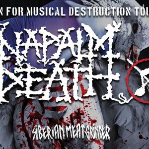 Napalm Death + Doom + Siberian Meat Grinder + Show me the body