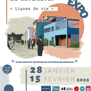 Exposition "LIGNES DE VIE - La Cité Frugès - Le Corbusier : d