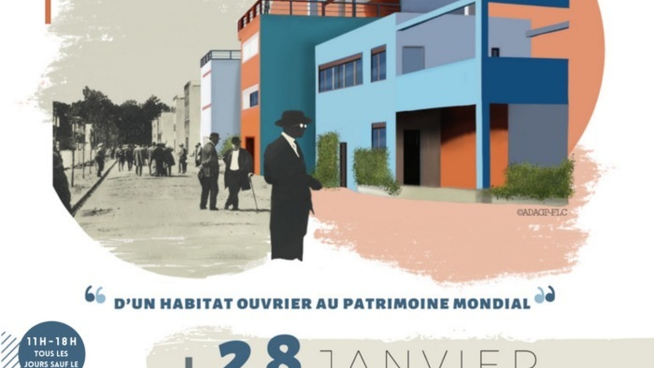 Exposition "LIGNES DE VIE - La Cité Frugès - Le Corbusier : d