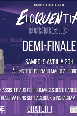 ELOQUENTIA - CONCOURS D'ELOQUENCE - DEMI FINALE