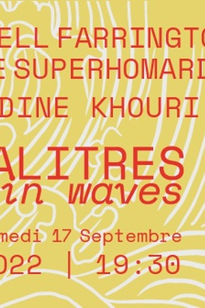 Talitres In Waves - MAXWELL FARRINGTON & LE SUPERHOMARD / NADINE KHOURI