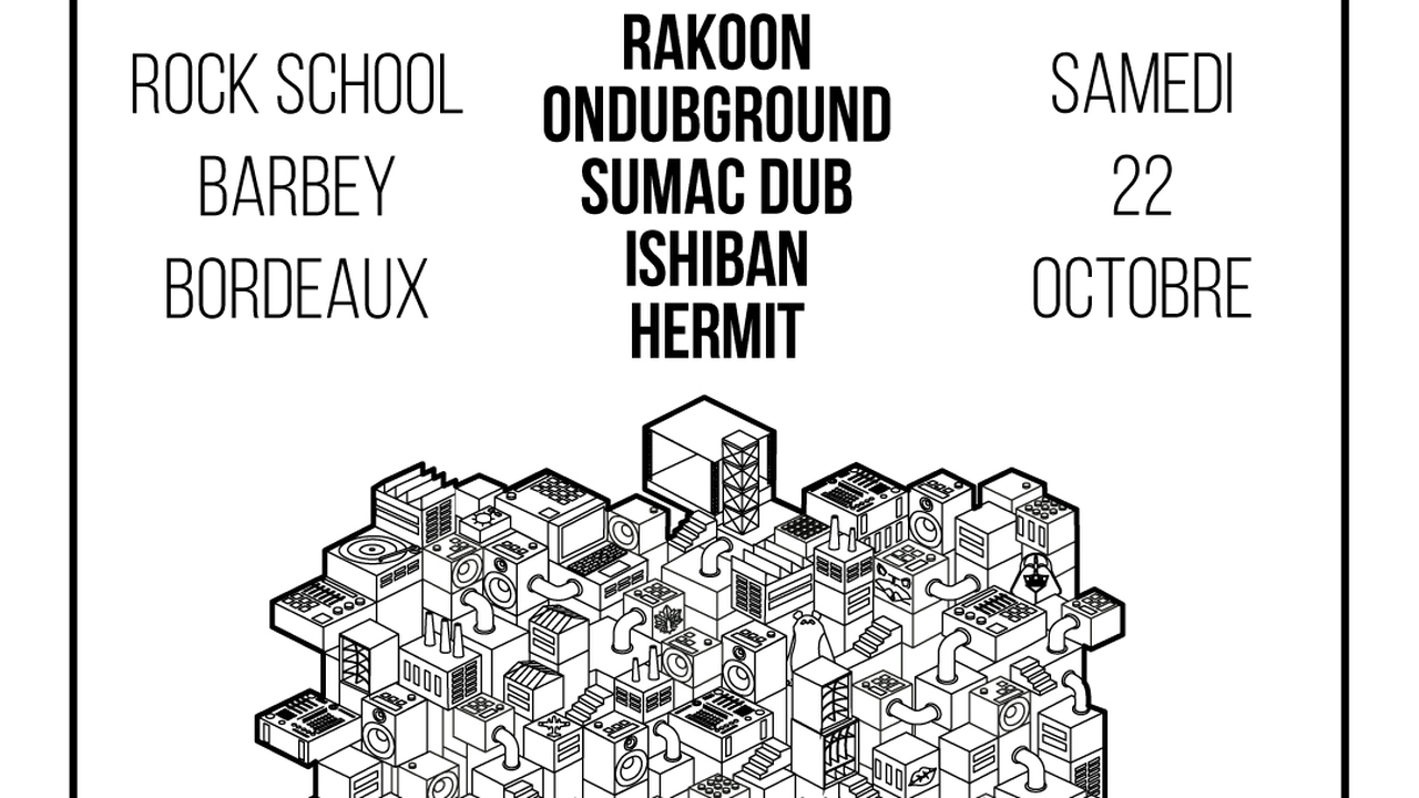 AFTRWRK SESSION :  Rakoon + Ondubground + Sumac Dub + Ishiban + Hermit