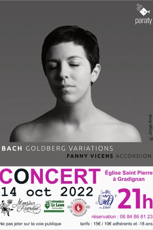 FANNY VICENS Interprète BACH à l'accordeon