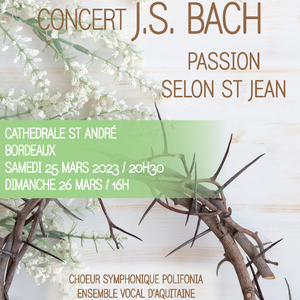 Concert Passion selon Saint-Jean de Bach
