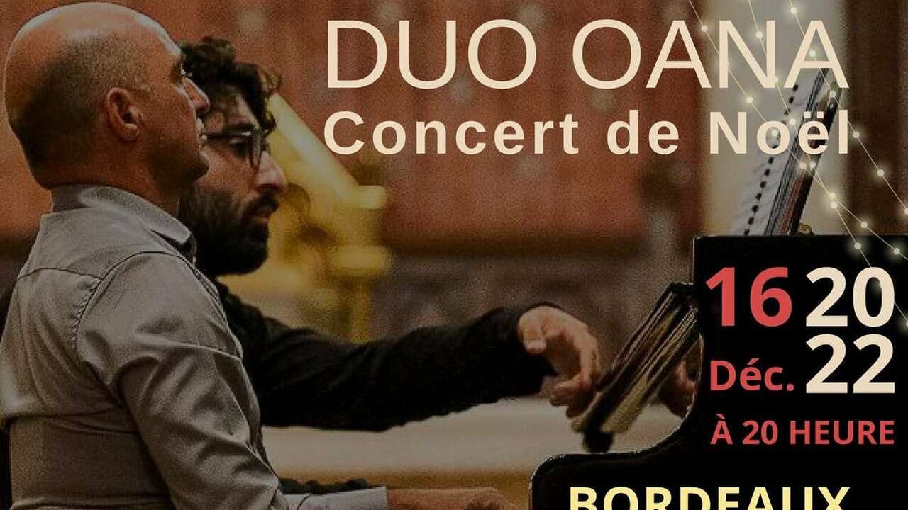 Concert de piano à 4 mains avec le Duo OANA : Cyril Phélix et Artavazd Kachatrian