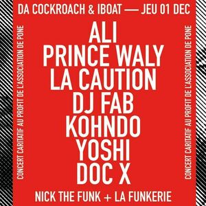 BOOM BAP DA BOAT : concert caritatif avec Ali, La Caution, Prince Waly, Kohndo...