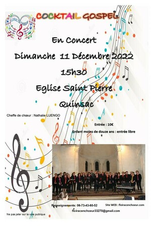 CONCERT GOSPEL ET CHANT DU MONDE