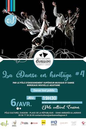 « La Danse en héritage #4 » PESMD Bordeaux Nouvelle-Aquitaine