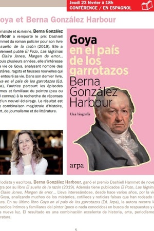 Berna González Harbour et Goya