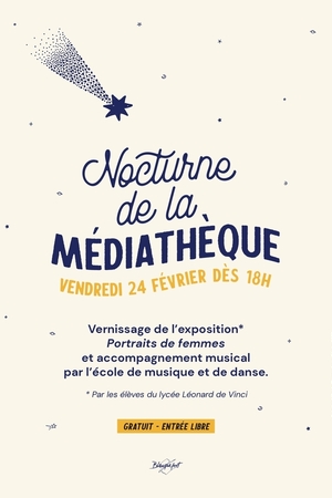 Nocturne de la médiathèque